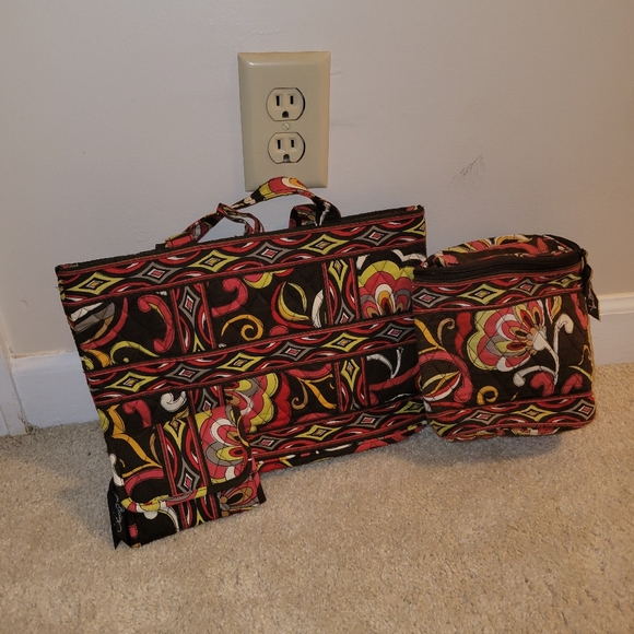 Vera Bradley Puccini Double Strap Tote Purse Lot Of 3 Purses - Picture 1 of 13